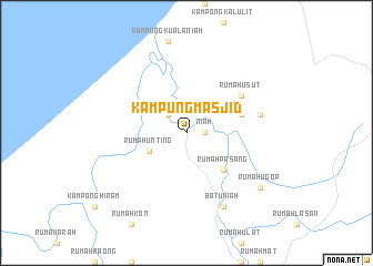 map of Kampung Masjid