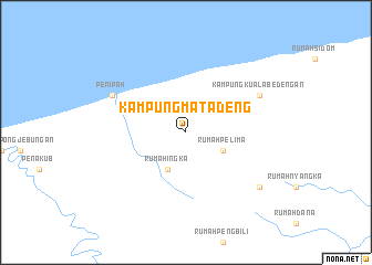 map of Kampung Matadeng
