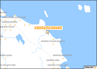 map of Kampung Mawar