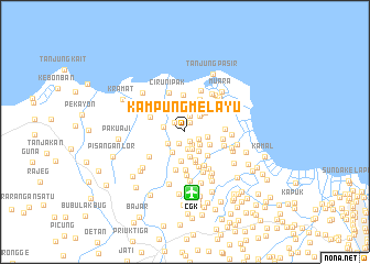 map of Kampungmelayu