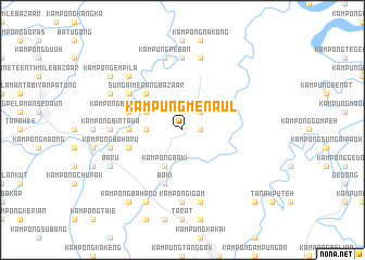 map of Kampung Menaul