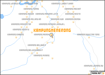 map of Kampung Menerong