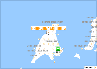 map of Kampung Merinding