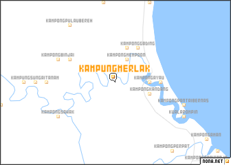 map of Kampung Merlak