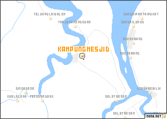 map of Kampungmesjid