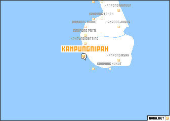 map of Kampung Nipah