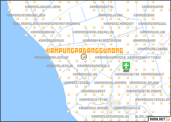 map of Kampung Padang Gunong