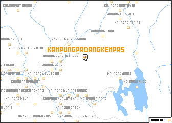 map of Kampung Padang Kempas