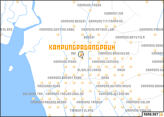 map of Kampung Padang Pauh