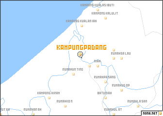 map of Kampung Padang