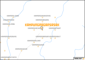 map of Kampung Pagar Sasak