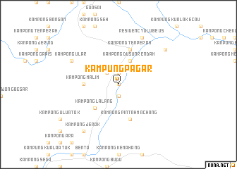 map of Kampung Pagar