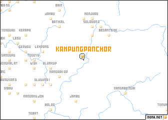 map of Kampung Panchor