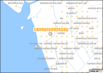 map of Kampung Panggau