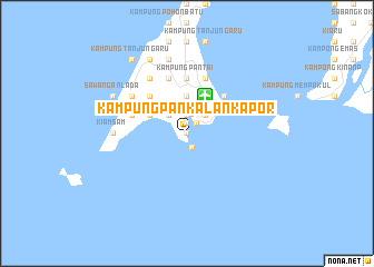 map of Kampung Pankalan Kapor