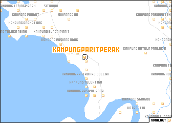 map of Kampung Parit Perak