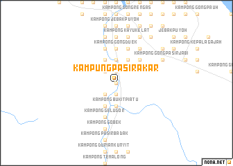 map of Kampung Pasir Akar