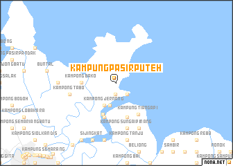 map of Kampung Pasir Puteh