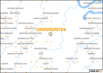map of Kampung Pateh