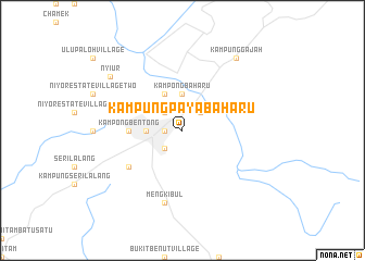 map of Kampung Paya Baharu