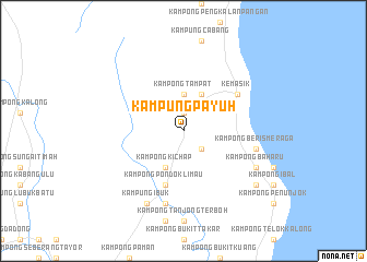 map of Kampung Payuh