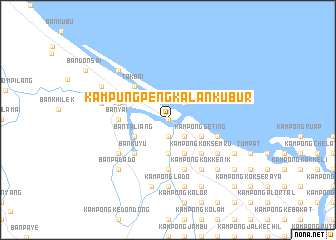 map of Kampung Pengkalan Kubur