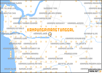 map of Kampung Pinang Tunggal