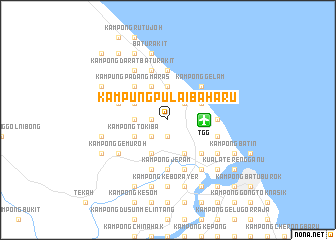 map of Kampung Pulai Baharu