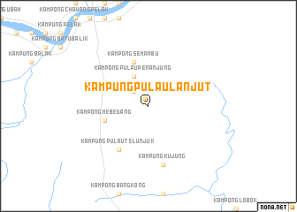 map of Kampung Pulau Lanjut