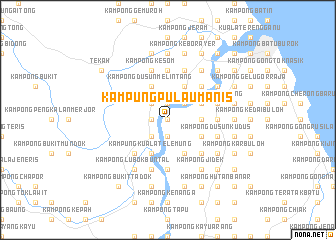 map of Kampung Pulau Manis