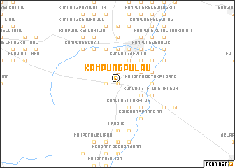 map of Kampung Pulau