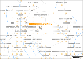 map of Kampung Rambai