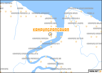 map of Kampung Rangawan