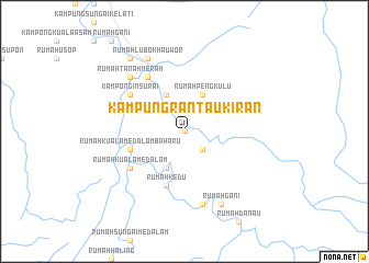 map of Kampung Rantau Kiran