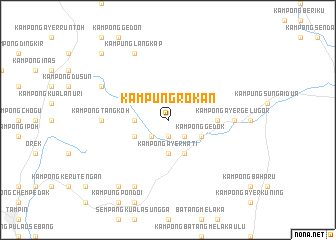 map of Kampung Rokan