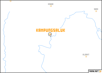 map of Kampung Saluk