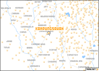 map of Kampung Sawah