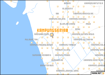 map of Kampung Seriab