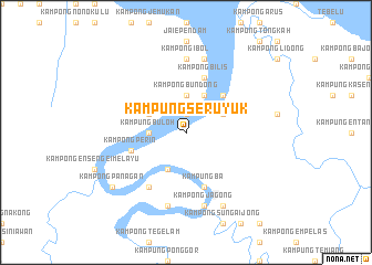 map of Kampung Seruyuk