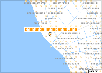 map of Kampung Simpang Sanglang