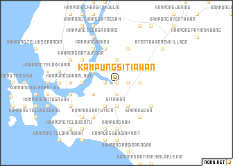 map of Kampung Sitiawan