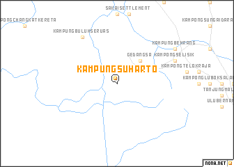 map of Kampung Suharto