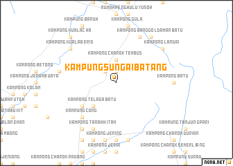 map of Kampung Sungai Batang