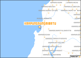 map of Kampung Sungai Batu