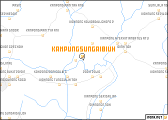 map of Kampung Sungai Biuh