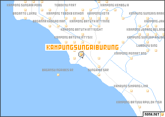 map of Kampung Sungai Burung