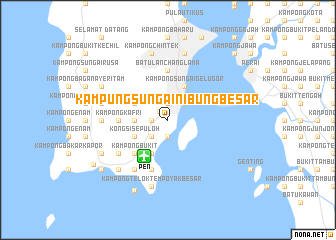 map of Kampung Sungai Nibung Besar