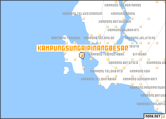 map of Kampung Sungai Pinang Besar