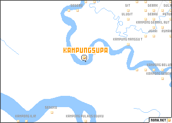 map of Kampung Supa