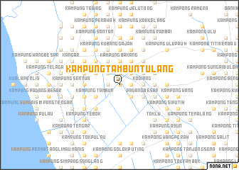 map of Kampung Tambun Tulang